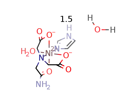 aqua(imidazole)(N-carbamoylmethyl-iminodiacetato)nickel(II)