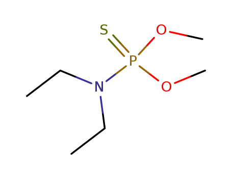 N,N-diethyl O,O-dimethyl phosphoramidothioate