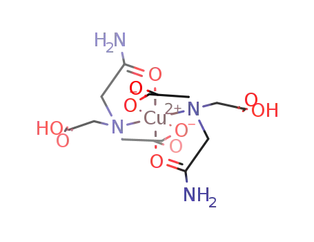 bis(N-carboxymethyl-N-(2-carbamoylmethyl)glycinato)copper(II)