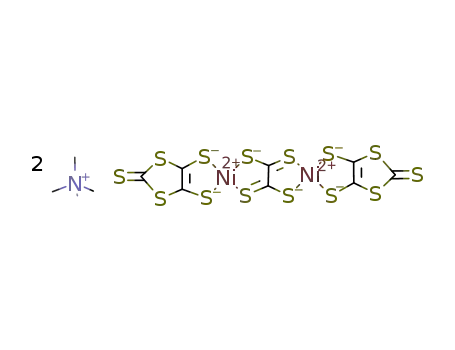 (Me4N)2[(μ-tetrathiooxalato)(Ni(2-thioxo-1,3-dithiole-4,5-dithiolato))2]