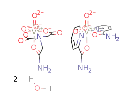 [VO(O2)(picolinamide)2][VO(O2)(carbamoylmethyliminodiacetate)]*2H2O