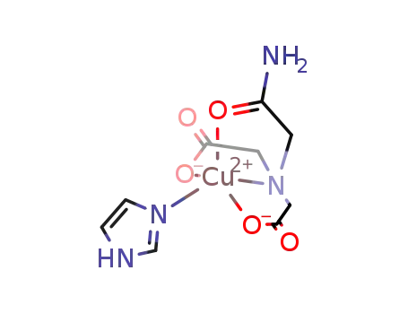 (imidazole)(N-carbamoylmethyliminodiacetato)copper(II)