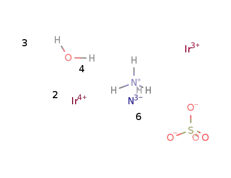 ammonium μ-nitridohexasulphatotriaquotri-iridate(III, IV, IV)