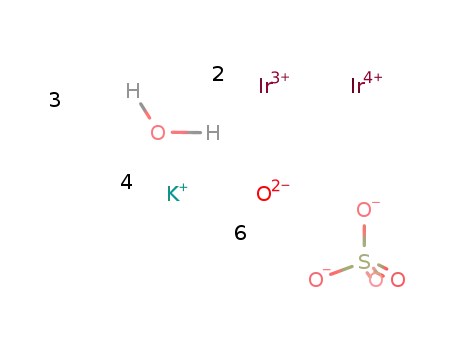 potassium μ-oxohexasulphatotriaquotri-iridate(III, III, IV)