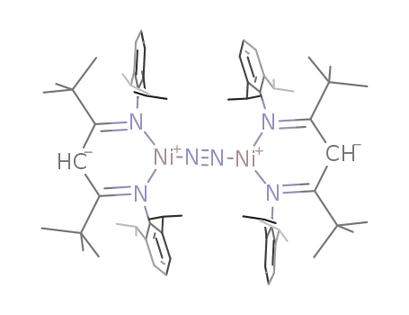 [((HC(CtBuNC6H3(iPr)2)2)NiI)2(μ-η1:η1-N2)]