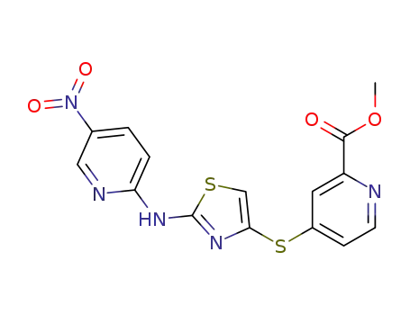 methyl 4-(2-(5-nitropyridin-2-ylamino)thiazol-4-ylthio)picolinate