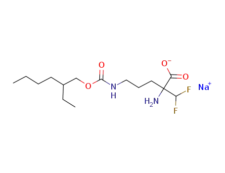 sodium 2-amino-2-difluoromethyl-5-({[(2-ethylhexyl)oxy]carbonyl}amino)pentanoate