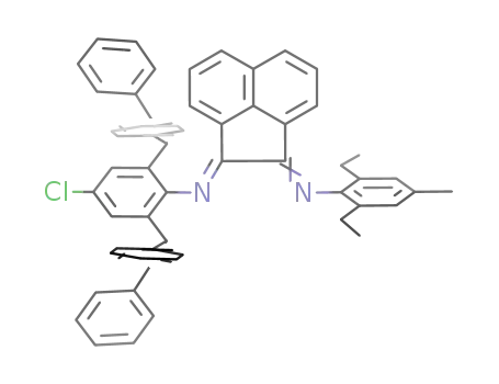 2,6-dibenzhydryl-N-(2-(2,6-diethyl-4-methylphenylimino)acenaphthylenylidne)-4-chlorobenzenamine