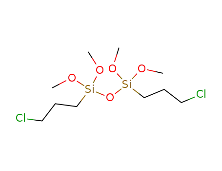 Molecular Structure of 18132-73-5 (Disiloxane, 1,3-bis(3-chloropropyl)-1,1,3,3-tetramethoxy-)