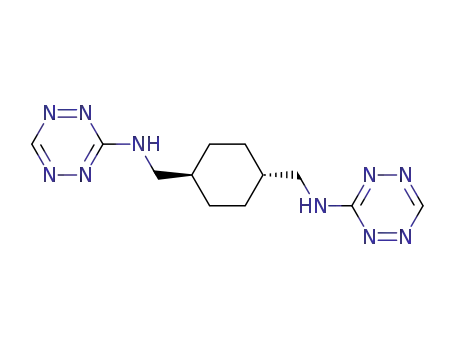 N,N'-((1r,4r)-cyclohexane-1,4-diylbis(methylene))bis(1,2,4,5-tetrazin-3-amine)