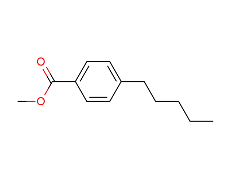 Molecular Structure of 26311-44-4 (methyl p-pentylbenzoate)
