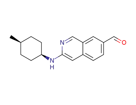3-((cis-4-methylcyclohexyl)amino)isoquinoline-7-carbaldehyde
