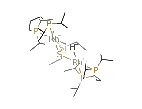 [Rh2(μ-H)(μ-SSiEt3)(1,3-bis(diisopropylphosphanyl)propane)2]
