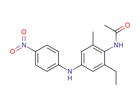 N-(2-ethyl-6-methyl-4-((4-nitrophenyl)amino)phenyl)acetamide