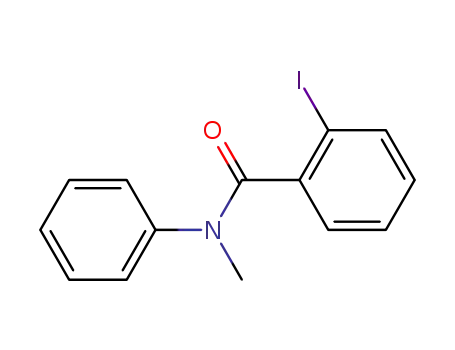 Molecular Structure of 7022-46-0 (Benzamide, 2-iodo-N-methyl-N-phenyl-)