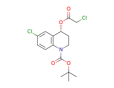 (R)-tert-butyl 6-chloro-4-(2-chloroacetoxy)-3,4-dihydroquinoline-1(2H)-carboxylate