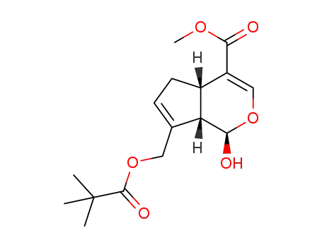 methyl (1R,4aS,7aS)-1-Hydroxy-7-((pivaloyloxy)-methyl)-1,4a,5,7a-tetrahydrocyclopenta[c]pyran-4-carboxylate