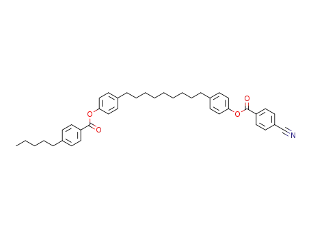 4-(9-(4-((4-cyanobenzoyl)oxy)phenyl)nonyl)phenyl 4-pentylbenzoate