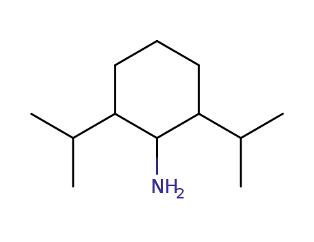 Molecular Structure of 71757-58-9 (Cyclohexanamine, 2,6-bis(1-methylethyl)-)