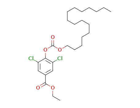 ethyl 4-hexadecyloxycarbonyloxy-3,5-dichlorobenzoate