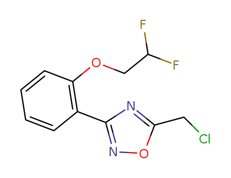 5-(chloromethyl)-3-(2-(2,2-difluoroethoxy)phenyl)-1,2,4-oxadiazole