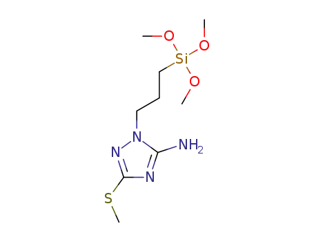5-amino-3-methylthio-1-(3-(trimethoxysilyl)propyl)-1,2,4-triazole
