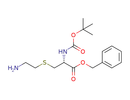 (R)-benzyl 3-((2-aminoethyl)thio)-2-((tert-butoxycarbonyl)amino)propanoate