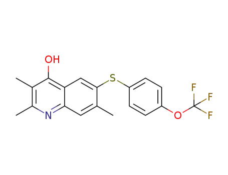 6-(4-(trifluoromethoxy)phenylthio)-2,3,7-trimethylquinolin-4-ol