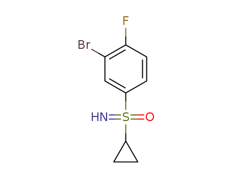 (3-bromo-4-fluorophenyl)(cyclopropyl)(imino)-λ6-sulfanone