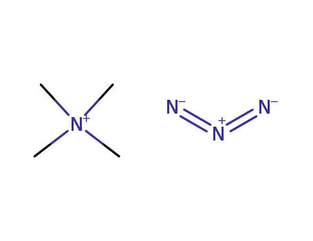 Molecular Structure of 999-77-9 (Methanaminium, N,N,N-trimethyl-, azide)