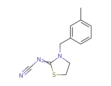 3-(3-methylbenzyl)thiazolidin-2-ylidenecyanamide