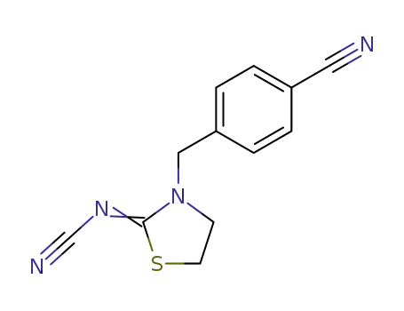 3-(4-cyanobenzyl)thiazolidin-2-ylidenecyanamide