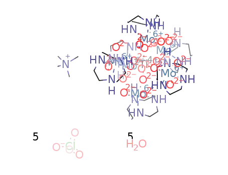 {NMe4}[Ti{MoO3(1,4,7-triazacyclononane)}6](ClO4)5·5H2O