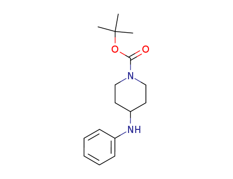 125541-22-2,1-N-Boc-4-(Phenylamino)piperidine,1-(tert-Butyloxycarbonyl)-4-(phenylamino)piperidine;4-Phenylaminopiperidine-1-carboxylic acid tert-butyl ester; tert-Butyl4-(anilino)-1-piperidinecarboxylate
