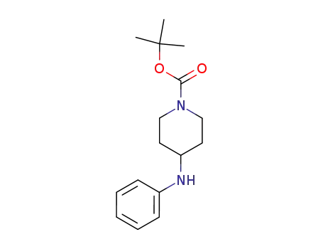 Molecular Structure of 125541-22-2 (1-N-Boc-4-(Phenylamino)piperidine)
