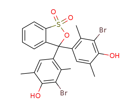 Molecular Structure of 40070-59-5 (Bromoxylenol Blue)