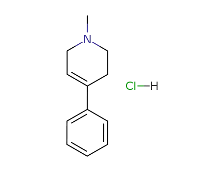 Molecular Structure of 23007-85-4 (1-Methyl-4-phenyl-1,2,3,6-tetrahydropyridine hydrochloride)