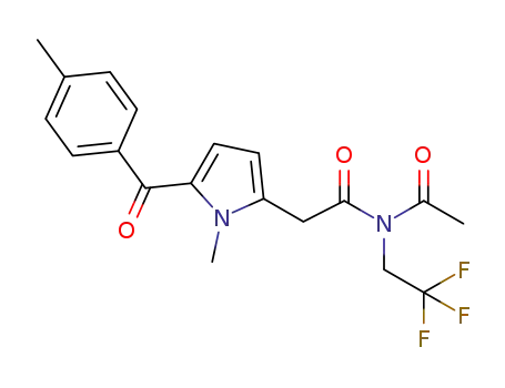 N-acetyl-2-[1-methyl-5-(4-methylbenzoyl)-1H-pyrrol-2-yl]-N-(2,2,2-trifluoroethyl)acetamide