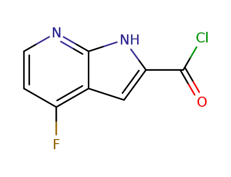 4-fluoro-1H-pyrrolo[2,3-b]pyridine-2-carbonyl chloride