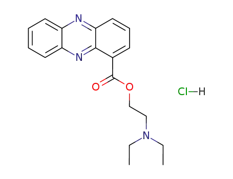 phenazine-1-carboxylic acid-(2-diethylamino-ethyl ester); hydrochloride