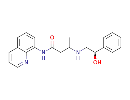 3-(((R)-2-hydroxy-2-phenylethyl)amino)-N-(quinolin-8-yl)butanamide