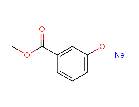 Molecular Structure of 51114-02-4 (Benzoic acid, 3-hydroxy-, methyl ester, sodium salt)