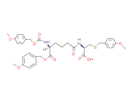 <(N-4-methoxybenzyloxycarbonyl)-(α-4-methoxybenzyl)-δ-(L-α-aminoadipoyl)>-S-(4-methoxybenzyl)-L-cysteine