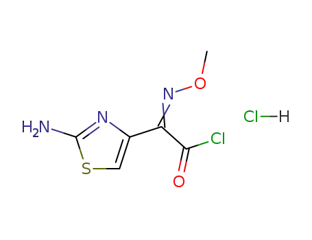 2-(2-amino-4-thiazolyl)-2-methoxyiminoacetyl chloride hydrochloride