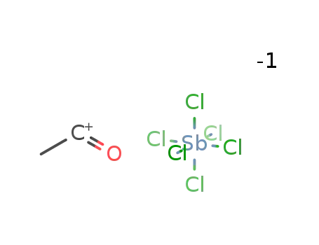 Acetyl cation hexachloroantimonate
