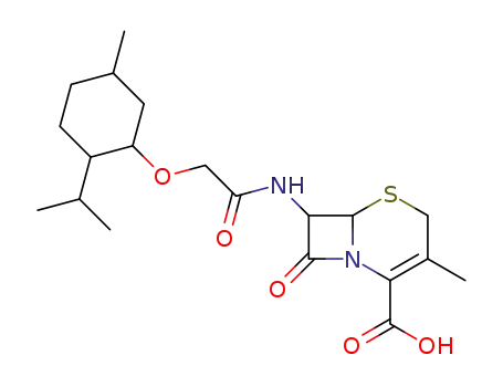 7-[2-(2-Isopropyl-5-methyl-cyclohexyloxy)-acetylamino]-3-methyl-8-oxo-5-thia-1-aza-bicyclo[4.2.0]oct-2-ene-2-carboxylic acid