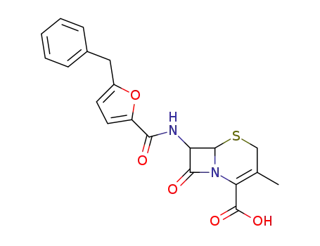 7-[(5-Benzyl-furan-2-carbonyl)-amino]-3-methyl-8-oxo-5-thia-1-aza-bicyclo[4.2.0]oct-2-ene-2-carboxylic acid