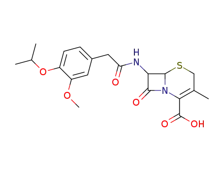 7-[2-(4-Isopropoxy-3-methoxy-phenyl)-acetylamino]-3-methyl-8-oxo-5-thia-1-aza-bicyclo[4.2.0]oct-2-ene-2-carboxylic acid