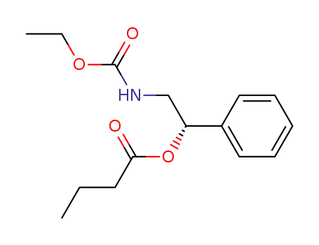 Butyric acid (S)-2-ethoxycarbonylamino-1-phenyl-ethyl ester