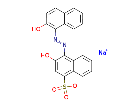 1-Naphthalenesulfonicacid, 3-hydroxy-4-[2-(2-hydroxy-1-naphthalenyl)diazenyl]-, sodium salt (1:1)